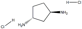 trans-Cyclopentane-1,3-diamine dihydrochloride Structure