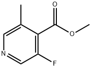 Methyl3-fluoro-5-methylisonicotinate 구조식 이미지