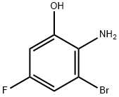 2-Amino-3-bromo-5-fluorophenol Structure