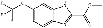 methyl 6-(trifluoromethoxy)-1H-benzo[d]imidazole-2-carboxylate Structure