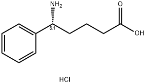 (R)-5-Amino-5-phenylpentanoic acid hydrochloride 구조식 이미지