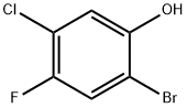 2-bromo-5-chloro-4-fluorophenol Structure