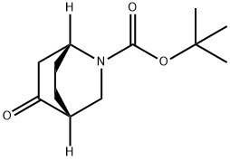 tert-butyl (1R,4R)-5-oxo-2-azabicyclo[2.2.2]octane-2-carboxylate Structure