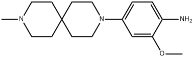 2-methoxy-4-{9-methyl-3,9-diazaspiro[5.5]undecan-3-yl}aniline 구조식 이미지