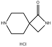 2,7-Diazaspiro[3.5]nonan-1-one hydrochloride 구조식 이미지