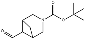 tert-butyl 6-formyl-3-azabicyclo[3.1.1]heptane-3-carboxylate 구조식 이미지