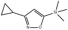 3-Cyclopropyl-5-trimethylsilanyl-isoxazole 구조식 이미지