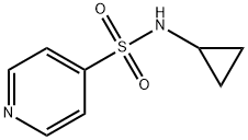 Pyridine-4-sulfonic acid cyclopropylamide Structure