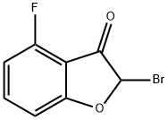 2-Bromo-4-fluorobenzo[b]furan-3(2H)-one 구조식 이미지