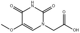 5-Methoxyuracil-1-yl acetic acid 구조식 이미지
