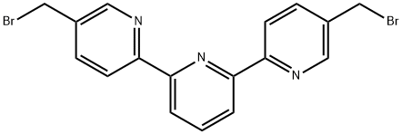 2,6-di(5-bromomethylpyridine-2-yl)pyridine 구조식 이미지