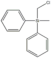 (CHLOROMETHYL)DIPHENYLMETHYLSILANE Structure