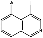 5-Bromo-4-fluoroisoquinoline 구조식 이미지