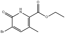 Ethyl 5-bromo-6-hydroxy-3-methylpicolinate 구조식 이미지