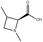 2-Azetidinecarboxylic acid, 1,3-dimethyl, (2S)- Structure