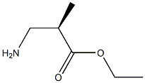 Propanoic acid, 3-amino-2-methyl-, ethyl ester, (2R)- 구조식 이미지