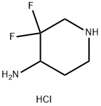 3,3-difluoropiperidin-4-amine dihydrochloride Structure
