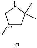 (S)-2,2,4-trimethylpyrrolidinehydrochloride 구조식 이미지