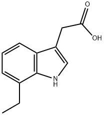 2-(7-ethyl-1H-indol-3-yl)acetic acid Structure