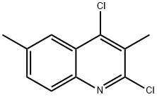 2,4-dichloro-3,6-dimethylquinoline 구조식 이미지