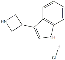 3-(azetidin-3-yl)-1H-indole hydrochloride 구조식 이미지