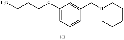 3-(3-(piperidin-1-ylmethyl)phenoxy)propan-1-amine hydrochloride(WXG00939) Structure