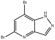 5,7-DIBROMO-1H-PYRAZOLO[4,3-B]PYRIDINE Structure