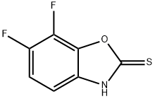 6,7-Difluorobenzoxazole-2(3H)-thione 구조식 이미지