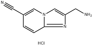 2-Aminomethyl-imidazo[1,2-a]pyridine-6-carbonitrile dihydrochloride 구조식 이미지
