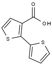 [2,2'-bithiophene]-3-carboxylic acid 구조식 이미지