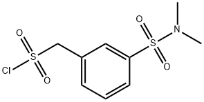 [3-(N,N-Dimethylsulfamoyl)phenyl]methanesulfonyl Chloride Structure