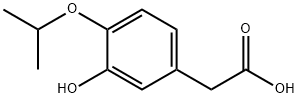 3-Hydroxy-4-isopropoxyphenylacetic Acid Structure