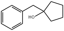 1-benzylcyclopentanol Structure