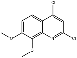 2,4-dichloro-7,8-dimethoxyquinoline 구조식 이미지