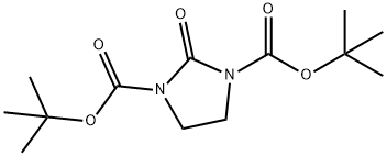 di-tert-butyl 2-oxoimidazolidine-1,3-dicarboxylate 구조식 이미지