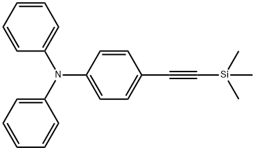 N,N-diphenyl-4-((trimethylsilyl)ethynyl)aniline 구조식 이미지