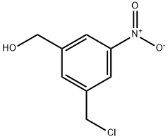 3-(Chloromethyl)-5-nitrobenzyl Alcohol 구조식 이미지