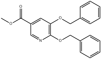 Methyl 5,6-Bis(benzyloxy)nicotinate 구조식 이미지