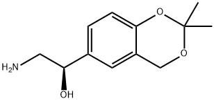 (R)-2-Amino-1-(2,2-dimethyl-4H-1,3-benzodioxin-6-yl)ethanol Structure