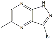 3-Bromo-5-methyl-1H-pyrazolo[3,4-b]pyrazine Structure