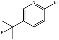 2-Bromo-5-(2-fluoro-2-propyl)pyridine Structure