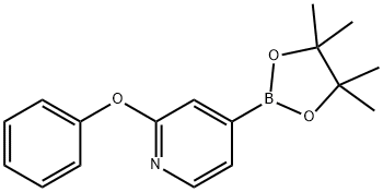 2-Phenoxypyridine-4-boronic acid pinacol ester Structure
