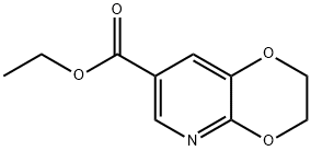 1,4-Dioxino[2,3-b]pyridine-7-carboxylic acid, 2,3-dihydro-, ethyl ester 구조식 이미지