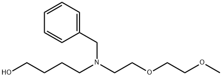 4-(benzyl(2-(2-methoxyethoxy)ethyl)amino)butan-1-ol Structure