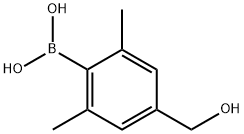 4-(Hydroxymethyl)-2,6-dimethylphenylboronic acid Structure