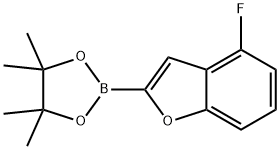 (4-Fluorobenzofuran-2-yl)boronic acid pinacol ester Structure