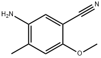 5-Amino-2-methoxy-4-methyl-benzonitrile Structure