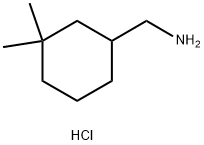 (3,3-dimethylcyclohexyl)methanamine hydrochloride 구조식 이미지