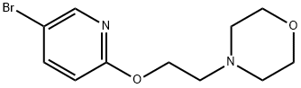 4-[2-(5-Bromo-pyridin-2-yloxy)-ethyl]-morpholine Structure