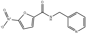 5-Nitro-N-(3-pyridinylmethyl)-2-furancarboxamide 구조식 이미지